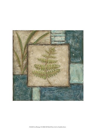 Fern Montage I by Chariklia Zarris art print