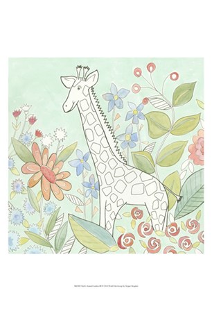 Nick&#39;s Animal Garden III by Megan Meagher art print