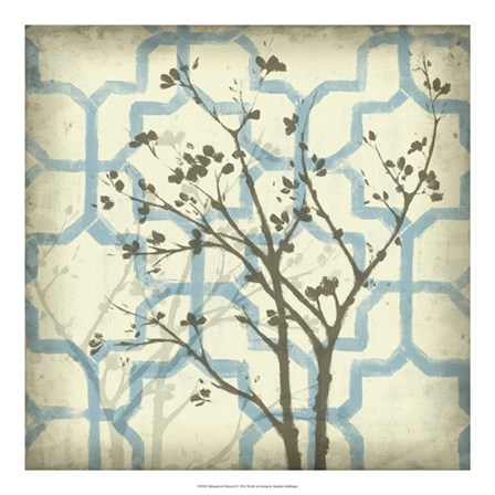 Silhouette &amp; Pattern II by Jennifer Goldberger art print