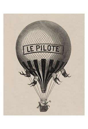 Le Pilote by Vintage Reproduction art print