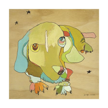 Cooper Dog by Jennifer Mercede art print
