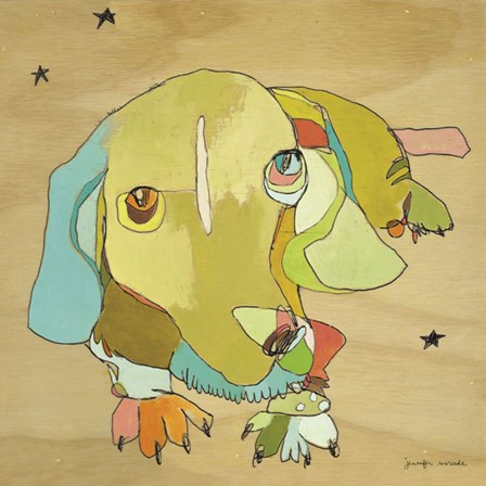 Cooper Dog by Jennifer Mercede art print