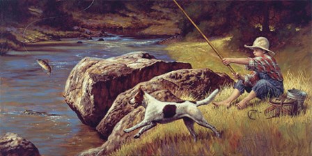 First Catch by Jim Daly art print