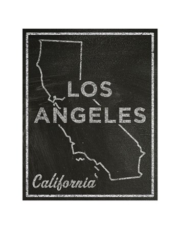 Los Angeles, California by John W. Golden art print
