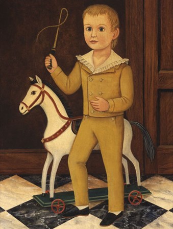 Boy with Horse by Diane Ulmer Pedersen art print