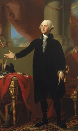 George Washington (Lansdowne Portrait), 1796 by Gilbert Stuart art print