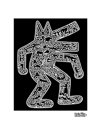 Dog, 1985 by Keith Haring art print