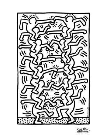 KH17 by Keith Haring art print