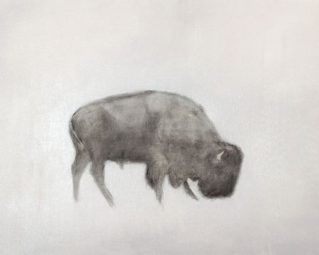 Buffalo (left) by Jacqueline Neuwirth art print