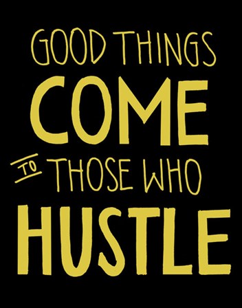 Hustle by Urban Cricket art print