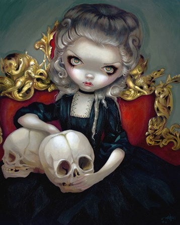 Les Vampires Les Cranes by Jasmine Becket-Griffith art print