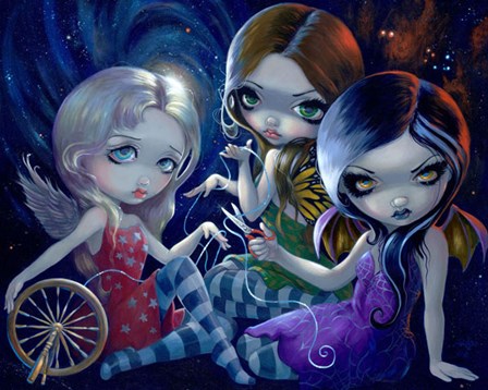 The Three Fates by Jasmine Becket-Griffith art print