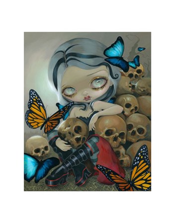Butterflies and Bones by Jasmine Becket-Griffith art print