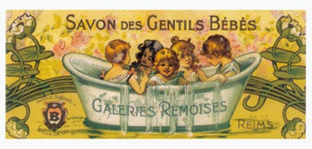 Savon des Gentils Bebes art print