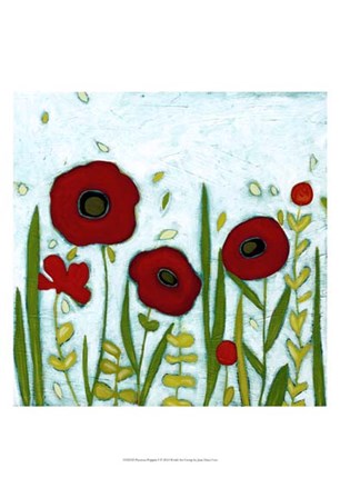 Precious Poppies I by June Erica Vess art print