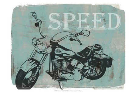 Motorcycle Ride II by Jennifer Goldberger art print
