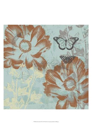 Teal Garden II by Jennifer Goldberger art print