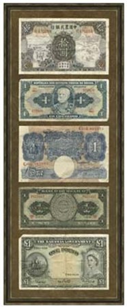 Foreign Currency Panel II by Vision Studio art print