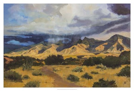 Desert Mountain Light by Judith D&#39;agostino art print
