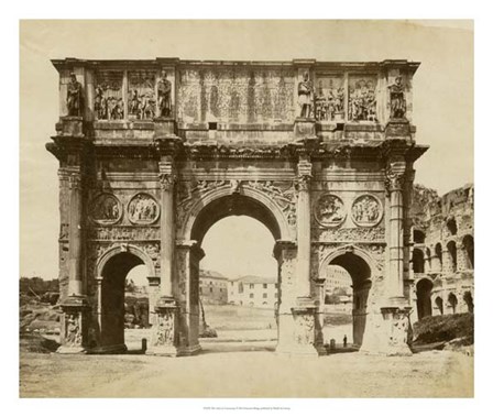 The Arch of Constantine by Giacomo Brogi art print