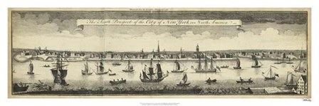 South Prospect of the City of New York art print