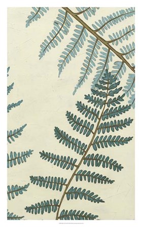 Blue Fern Trio II by June Erica Vess art print