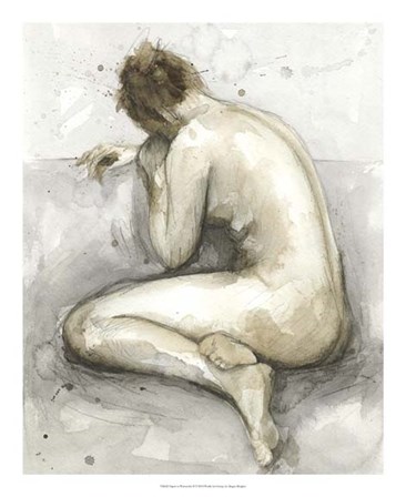 Figure in Watercolor II by Megan Meagher art print