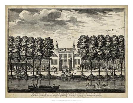 Views of Amsterdam II by Nicolaus Visher art print
