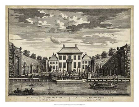 Views of Amsterdam V by Nicolaus Visher art print