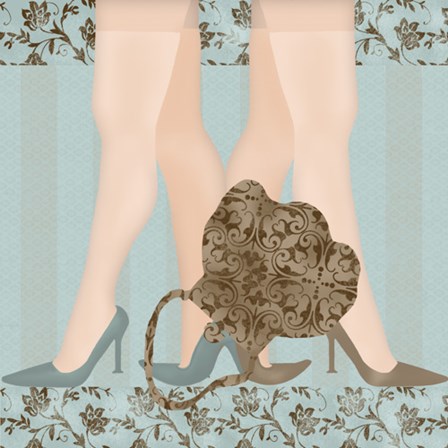 Toe to Toe II by Jill Meyer art print