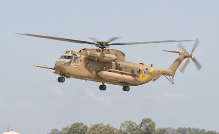 Sikorsky CH-53 Yasur of the Israeli Air Force by Giovanni Colla/Stocktrek Images art print