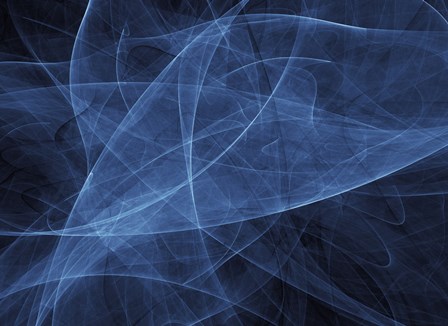 Abstract Blue Two by Vlad Gerasimov/Stocktrek Images art print