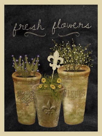 Fresh Flowers I by Beth Albert art print