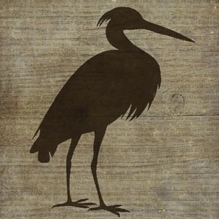 Heron by Beth Albert art print