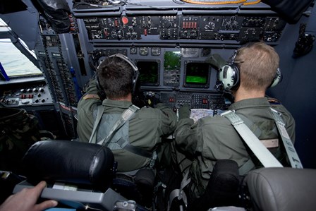 Airmen at Work in a MC-130H Combat Talon II by Gert Kromhout/Stocktrek Images art print