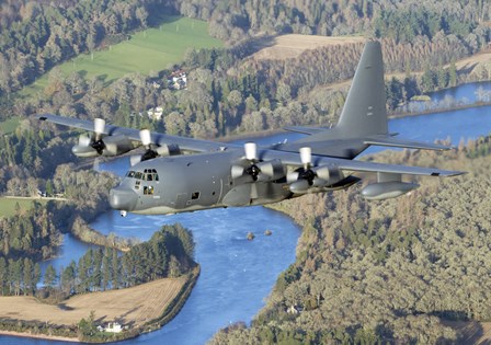 MC-130P Combat Shadow Over Scotland by Gert Kromhout/Stocktrek Images art print