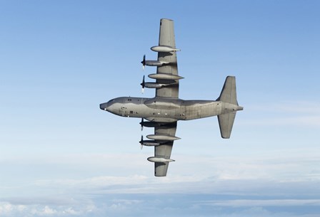 MC-130P Combat Shadow (bottom view) by Gert Kromhout/Stocktrek Images art print