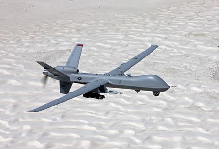 MQ-9 Reaper Over Southern New Mexico by HIGH-G Productions/Stocktrek Images art print