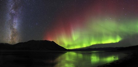 Aurora Borealis, Milky Way and Big Dipper by Joseph Bradley/Stocktrek Images art print