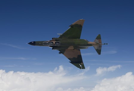 QF-4E Aircraft Flies over the Gulf of Mexico by HIGH-G Productions/Stocktrek Images art print