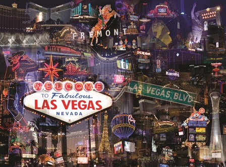 Vegas Baby by Giesla Hoelscher art print
