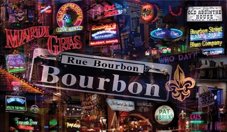 Bourbon Street by Giesla Hoelscher art print