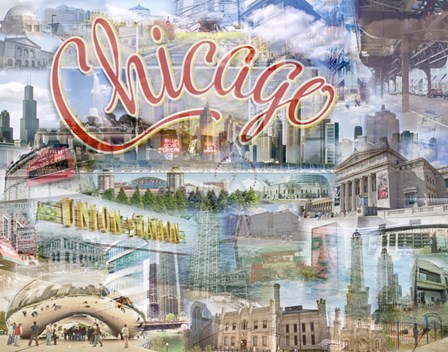 Chi Town by Giesla Hoelscher art print