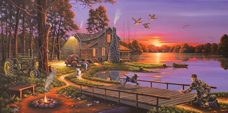 An Early Surprise by Geno Peoples art print