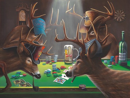 Playing for Doe by Geno Peoples art print