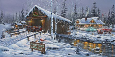 Holiday Gathering by Geno Peoples art print