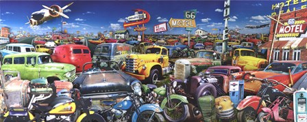 Double D66 by John Roy art print
