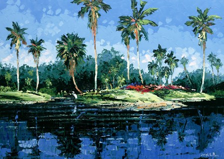 Blue Lagoon by Joseph LaPierre art print