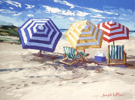 Spring Beach by Joseph LaPierre art print