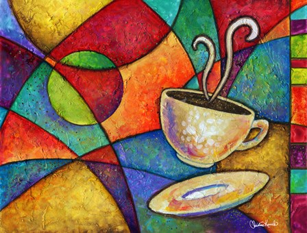 Midnight Coffee by Christine Kerrick art print